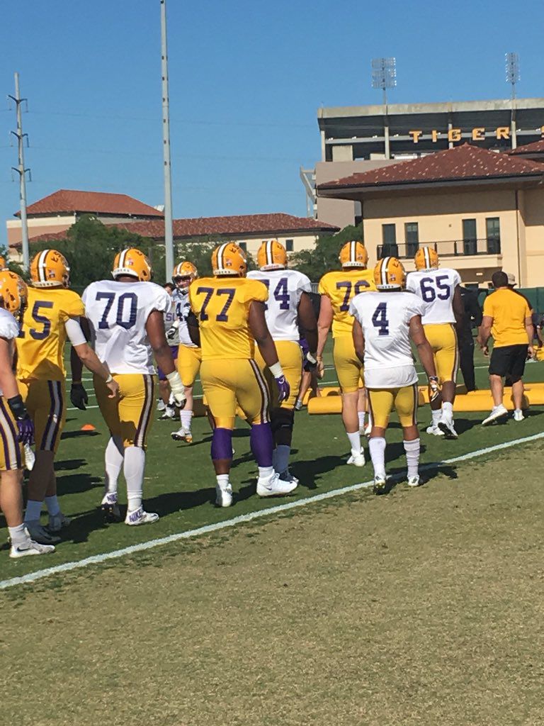 lsu football report tigers