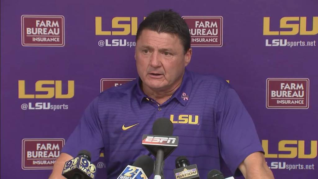 lsu football report tigers