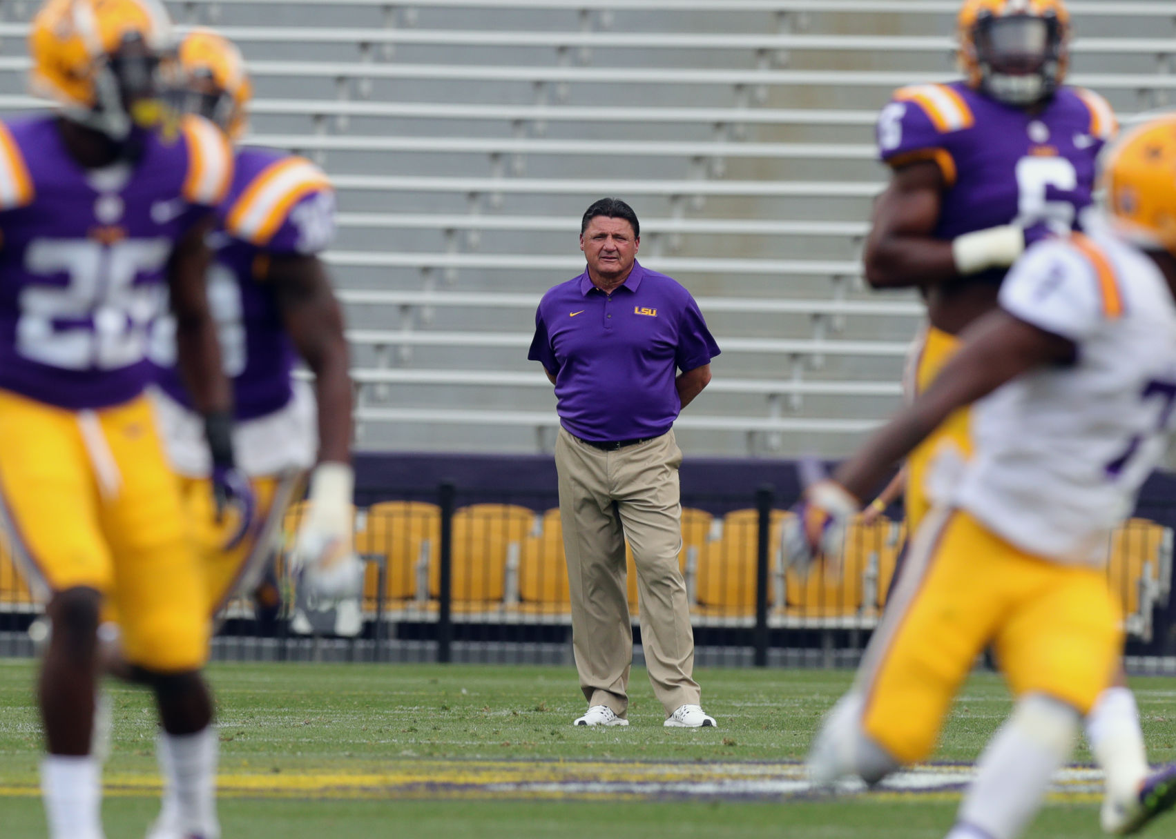 lsu football report tigers