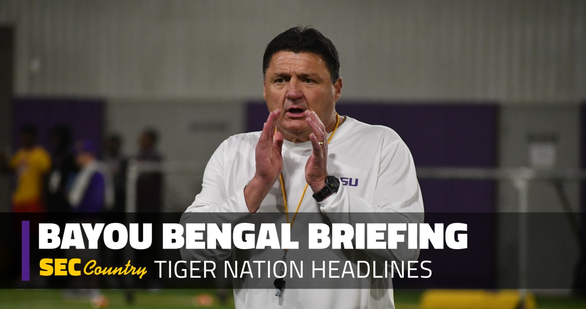 lsu football report tigers